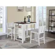 Finish Counter Height Dining Table Shelves 2 - Temu