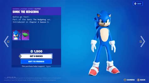 Fortnite Sonic The Hedgehog Skin Concept : r/FortNiteBR