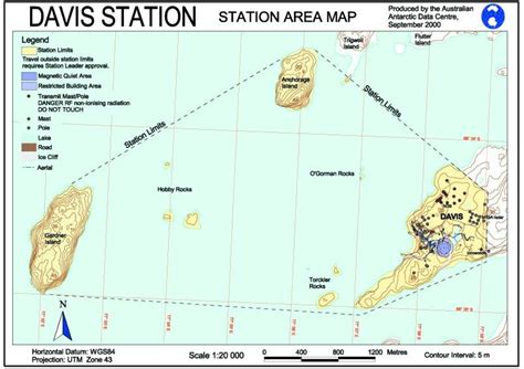 ESA - Davis Station, area map