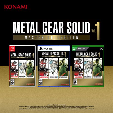 METAL GEAR SOLID: MASTER COLLECTION Vol.1 Physical Editions Coming to ...