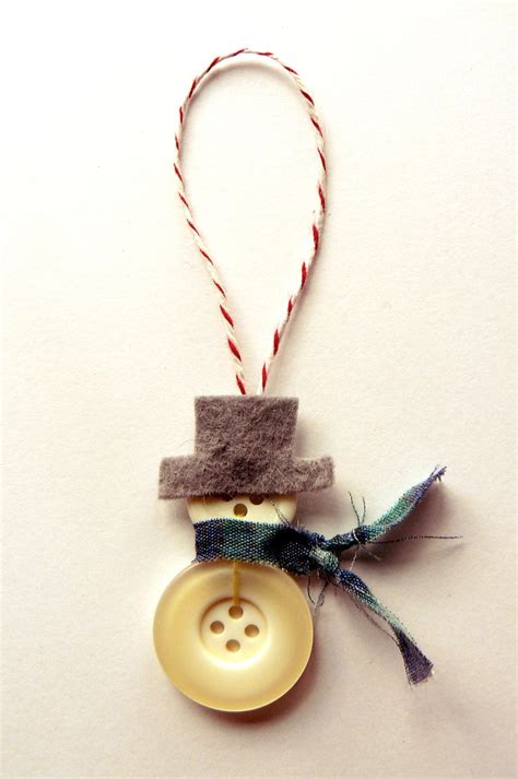 Handmade Button Snowman or Snowwoman Christmas by HomemadeByKate, $6.99 ...