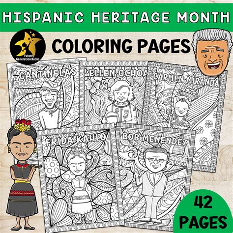 Hispanic Heritage Month Coloring Pages Bulletin Board Hispanic Heritage Month Activities | Made ...