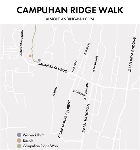 How to Get to the Campuhan Ridge Walk Ubud And What to Expect | Almost Landing - Bali