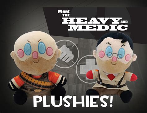 Team Fortress 2 Heavy and Medic Plushie Bundle - Etsy UK