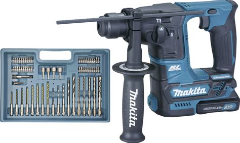 Makita SDS-Plus-Cordless hammer drill 10.8 V 2 Ah Li-ion incl. spare battery, incl. accessories ...