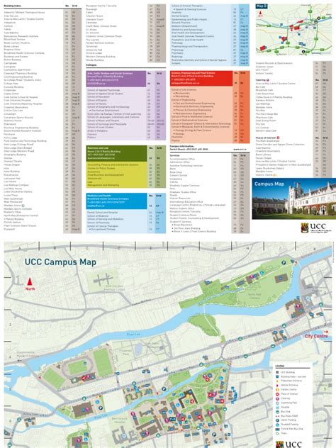 UCC Campus Map Edition1 2010-New | Science And Technology | Health Sciences