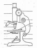 Labeled Microscope Page Coloring Pages sketch template