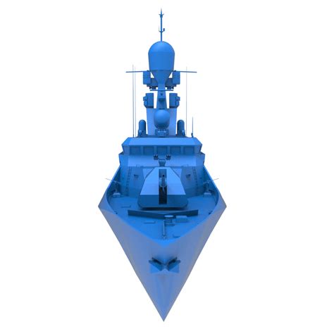 STL file Russian missile ships Buyan class corvette 🛥️・3D printer model to download・Cults