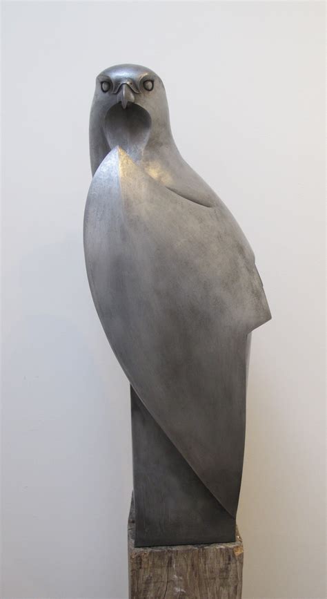 Peregrine — Bird Sculpture by Paul Harvey in 2022 | Bronze sculpture animal, Bird sculpture ...