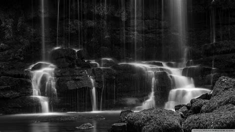 Black And White Waterfall Wallpapers - Wallpaper Cave