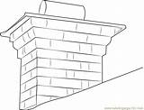 Stone chimney coloring Page Chimney Prefabricated  Printable sketch template