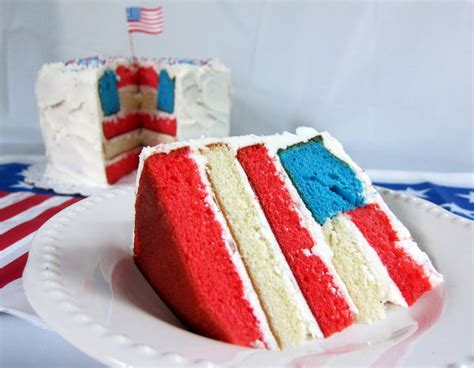 4th of July Flag Cake | Plain Chicken