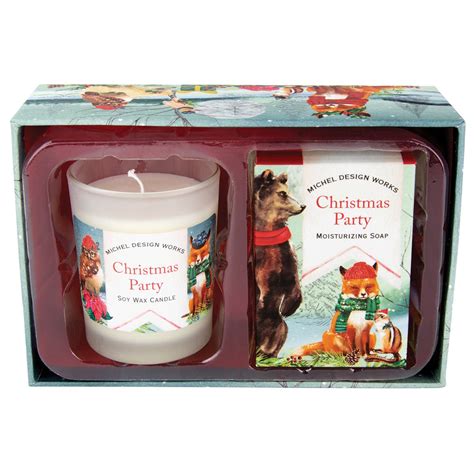 Michel Design Works Christmas Party Candle and Soap Gift Set – Be True ...