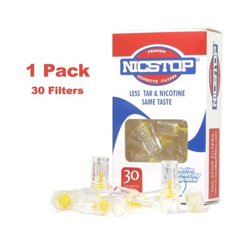 NICSTOP Disposable Cigarette Filters - 1 Pack