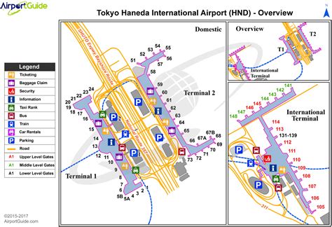 Tokyo - Tokyo International (HND) Airport Terminal Map - Overview ...