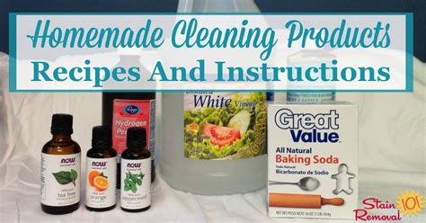 Homemade Cleaning Products Recipes And Instructions