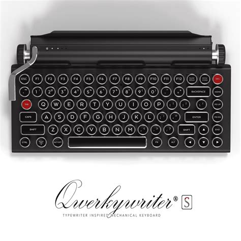 QWERKYWRITER® S Typewriter Inspired Mechanical Keyboard - Walmart.com ...