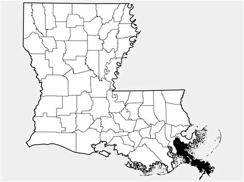 Plaquemines Parish, LA - Geographic Facts & Maps - MapSof.net