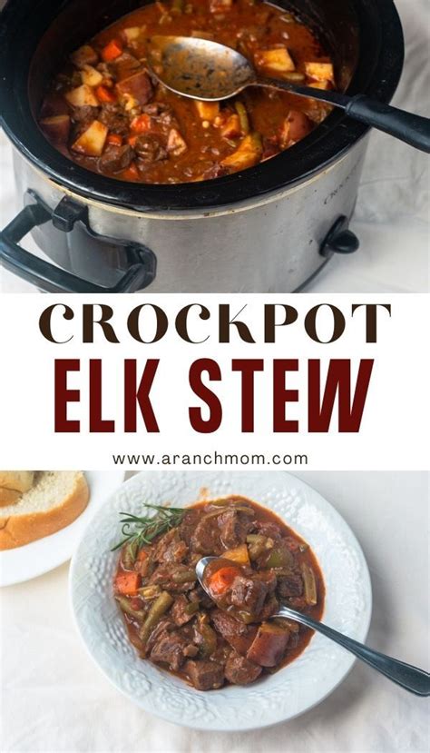 Crockpot Elk Stew | Recipe | Elk stew recipe, Stew recipes, Stew