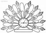 Relogio Mewarnai Cuckoo Zegar Dinding Cuco Cool2bkids Kolorowanka  sketch template