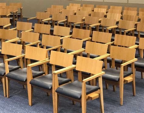 Wood Church Chairs - Modern Chapel Chairs