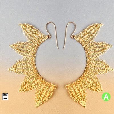 10 Wire Crochet Earrings Patterns - Crochet News