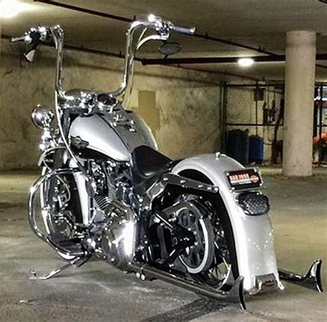 Pin by Peter Wagemans on Apehangers | Harley softail deluxe, Harley softail custom, Custom ...