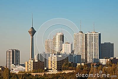 Tehran Skyline And Skyscrapers In The Morning Light Royalty Free Stock Photos - Image: 34178048