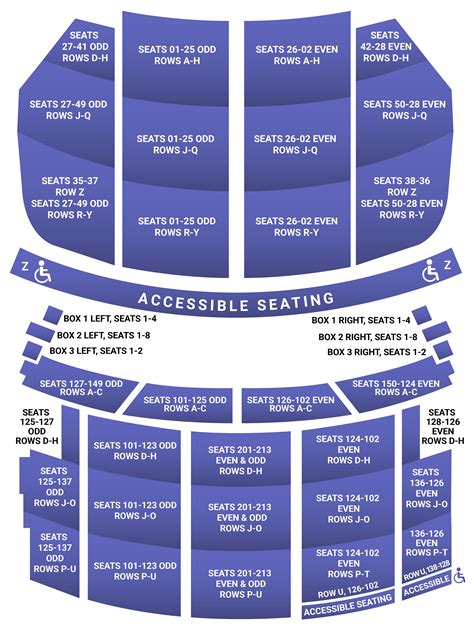 Broadway Theatre Seating Chart | Elcho Table