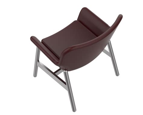 Modern chair isolated on background. 3d rendering - illustration ...
