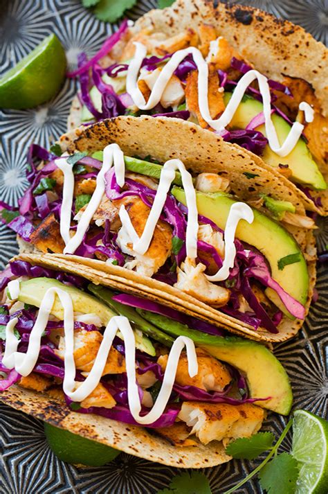 Amazing Grilled Fish Tacos with Lime Cabbage Slaw ;-) | mother's recipes