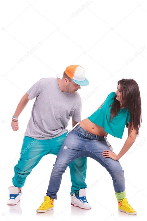 Hip hop dancing couple — Stock Photo © feedough #14590711