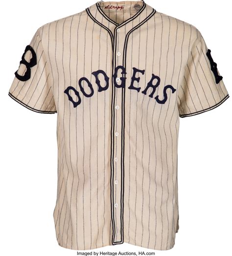 1933 Joe Stripp Game Worn Brooklyn Dodgers Uniform - One-Year | Lot ...