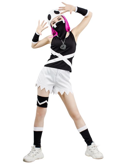 Pokemon Team Skull Female Grunts Cosplay Costume-dazcos.com