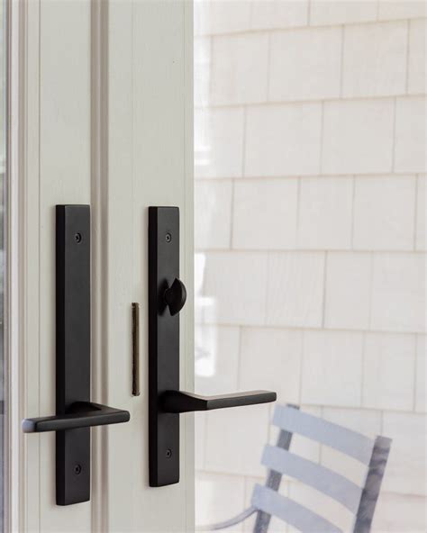 French Door Hardware: Emtek Multi Point Lock Trim with Helios Lever and ...