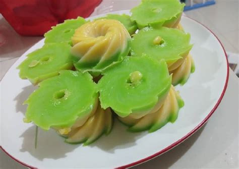 Resep Kue talam jagung pandan oleh Mom_Zee - Cookpad