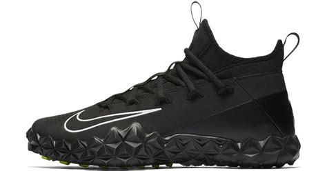 Nike Alpha Huarache 6 Elite Turf Lax Lacrosse Cleat in Black for Men | Lyst