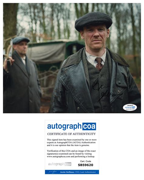 Brian Gleeson Peaky Blinders Signed Autograph 8x10 Photo ACOA | Outlaw ...