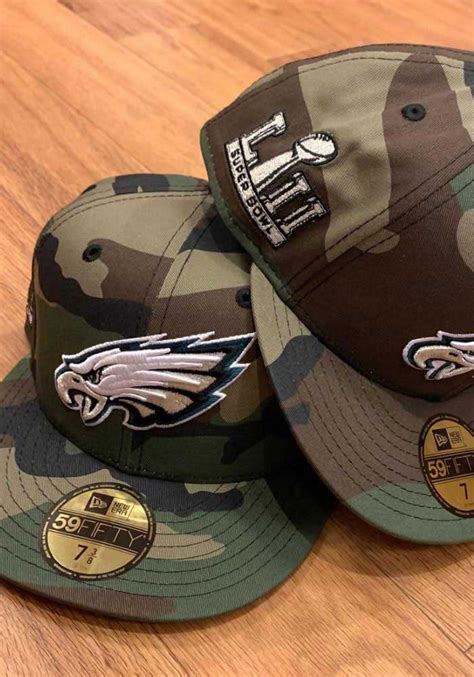 New Era Philadelphia Eagles Mens Green Super Bowl Side Patch 59FIFTY ...