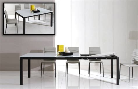 Modern Glass Dining Table set furniture in Black - White c… | Flickr