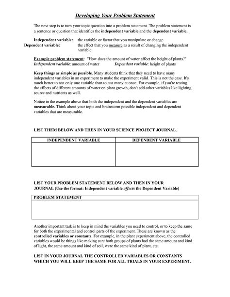 50 Printable Problem Statement Templates (MS Word) ᐅ TemplateLab