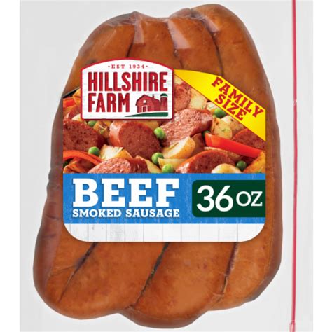 Hillshire Farm® Beef Smoked Sausage Family Size, 36 oz - Kroger