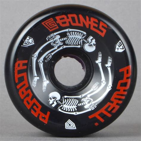 Powell Peralta G-Bones (Black) 97A Skateboard Wheels 64mm - SKATEBOARDS ...