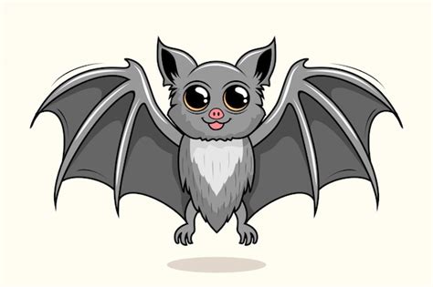 Premium Vector | Vampire Bat Cartoon Cute Animals