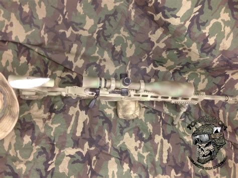 Special Camo Sniper Rifle With Scope - Toms Custom Guns