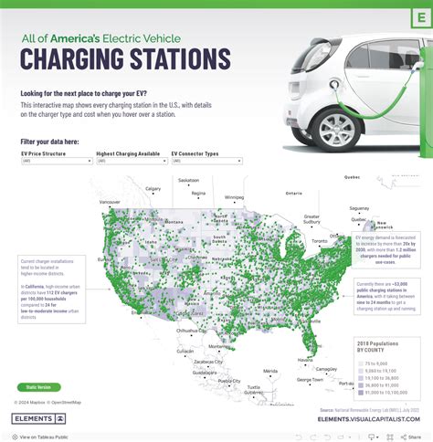 New Interactive Map Shows Ev Charging Stations Near U S National Parks ...