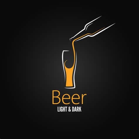 Beer logo vector design 02 free download