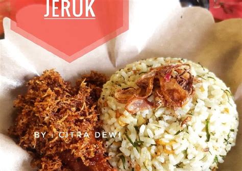 Resep Ayam serundeng nasi daun jeruk oleh Citra Tri Tunggal Dewi - Cookpad