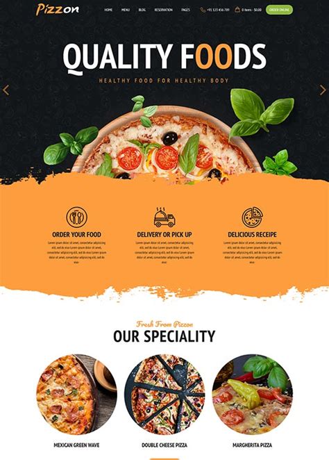 40 Best Restaurant & Cafe Website Templates 2023 - freshDesignweb