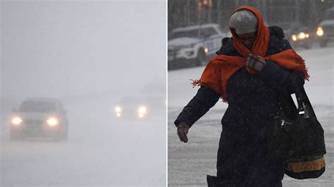 BLIZZARD VIDEO: Northeast battles bitter wind, heavy snowfall and ...